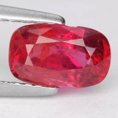 1.33 Ct. Rich Imperial Hot Red Spinel Gemstone WITH GLC CERTIFY