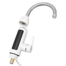 3000W Instant Water Heater Faucet IPX4 ABS Tankless Stainless Steel Kitchen Heat