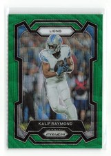 KALIF RAYMOND #100 2023 PANINI PRIZM LIONS GREEN WAVE