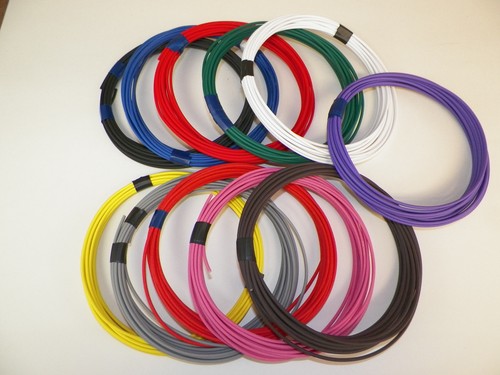 11 automotive wire 16 gauge HIGH TEMP GXL 25 feet each color ALWAYS HAVE STOCK - Picture 2 of 2