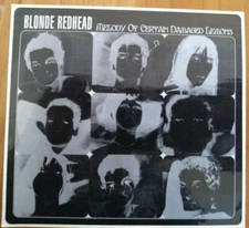 Rare LARGE promo BLONDE REDHEAD STICKER  Melody of Certain Damaged Lemons 
