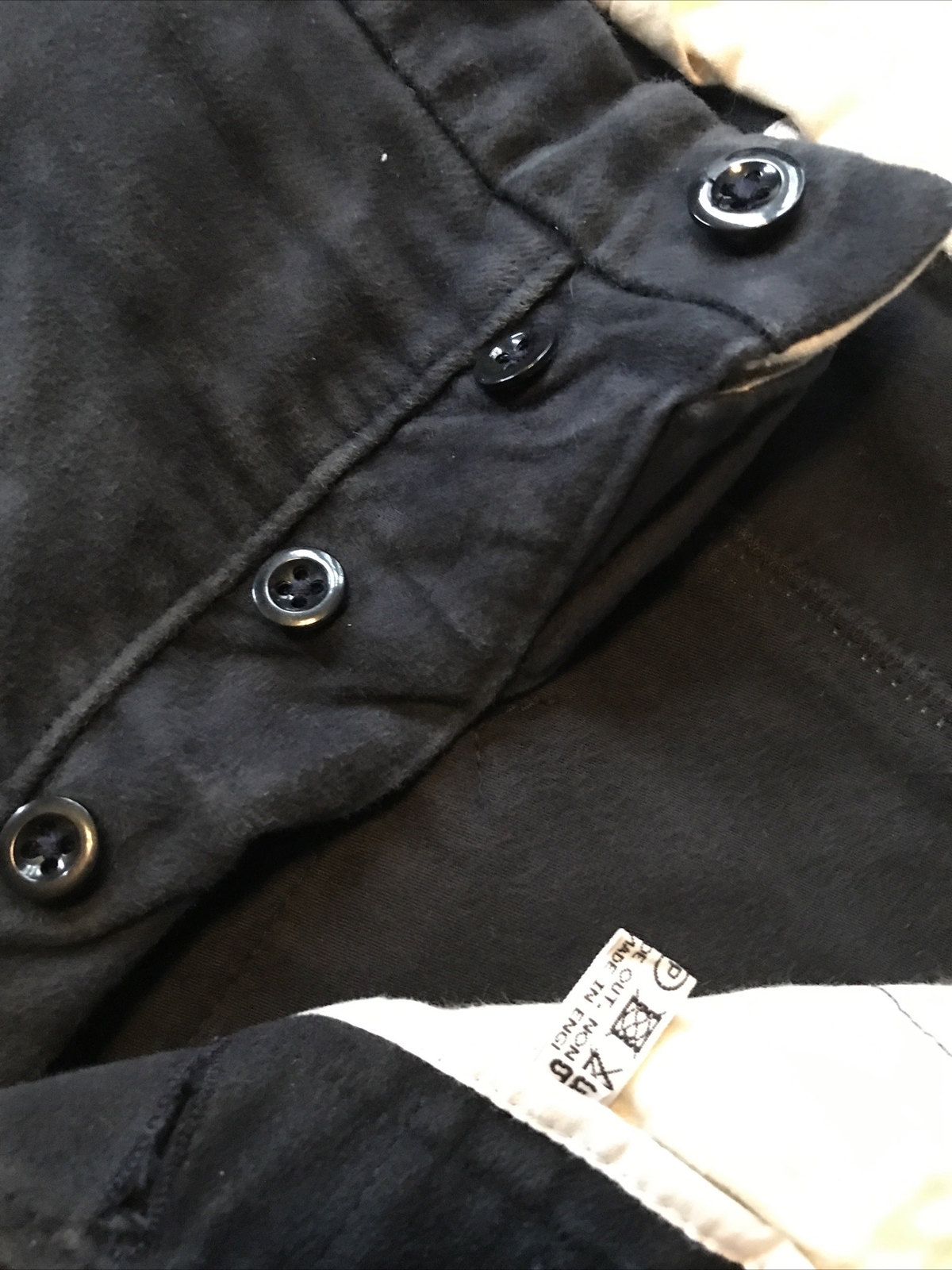 HebTroCo Blue moleskin Trousers 36W Equivalent 34W eBay