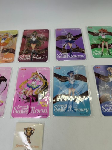 Sailor Moon Meiji Original Clear Cards All Types 10 Full Complete Set - Bild 15 von 15