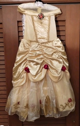 DISNEY PRINCESS BELLE COSTUME DRESS 3T-4T SPIRIT HALLOWEEN, NIP - Picture 4 of 17