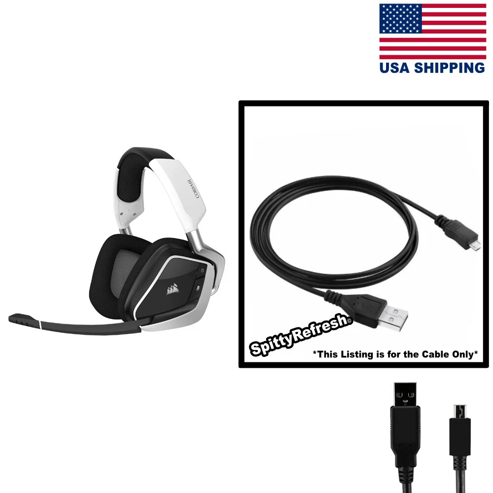 Corsair Void RGB Wireless Headphone USB Power Cable Transfer Cord