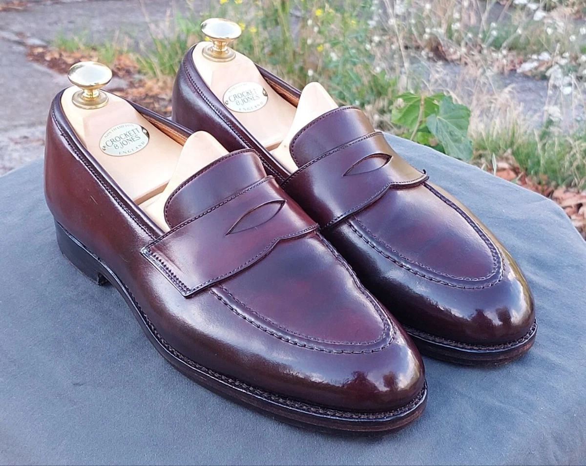 Crockett & Jones Henley GENUINE CORDOVAN penny loafer shoes