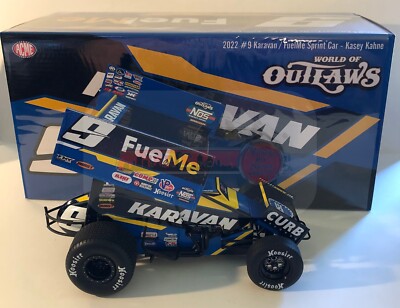 Kasey Kahne Acme 2022 #9 Karavan/Fuel World of Outlaws 1/18 Sprint