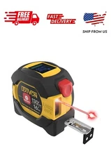 LEXIVON 2 in 1 Digital Laser Tape Measure |130Ft/40M Laser Distance Meter LX-201