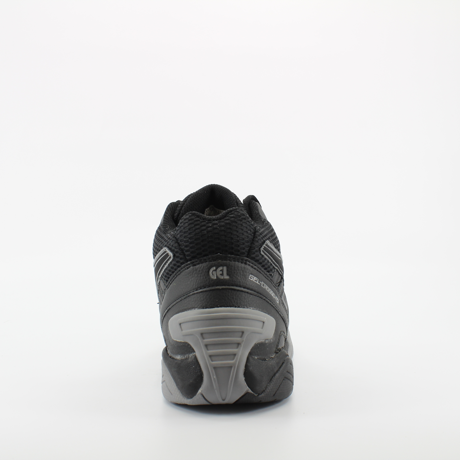 Asics Gel Crossover 4 Black Leather Womens Lace Up Indoor Sport Trainers  R25NJ | eBay