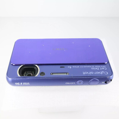【動作確認済み】SONY CYBER-SHOT DSC-T110 SONY Digital Camera DSC-T110 Purple Cyber Shot 16.1MP 4x