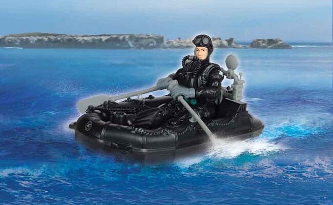 New Excite Toys U.S. Navy Seals Assault Raft and Soldier Scuba