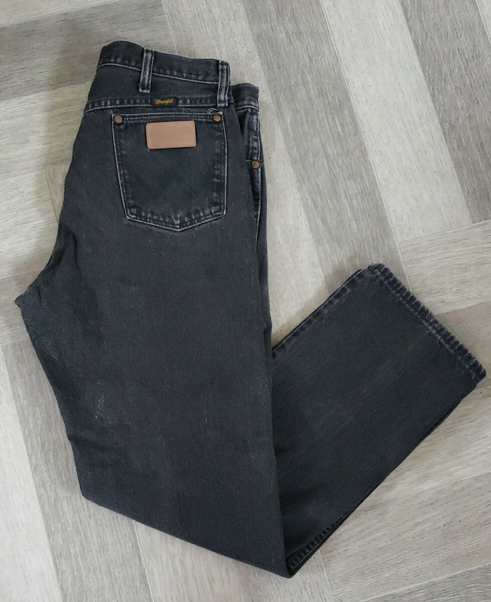 Wrangler 13MWZWK Vintage 70s Made in USA Black Jeans Size Wrangler 13MWZWK Vintage 70s Made in USA Black Jeans Size