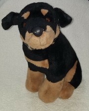 Rottweiler FAO SCHWARZ 18" Brown Black Dog Plush Stuffed Animal