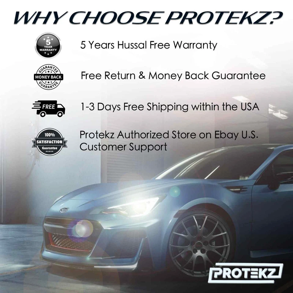 LED Headlight Protekz Kit Hb3 9005 6000K High Bulb for Toyota Avalon 1995-2018 - Image 2 of 4