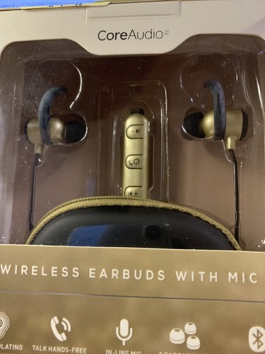 Auriculares inalámbricos Core Audio Helix con micrófono Bluetooth nuevos con etiquetas - Imagen 3 de 5