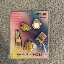 Crocs Jibbitz 5-Pack Original Uniquely You Shoe Charms Winner 5-pack Brand New
