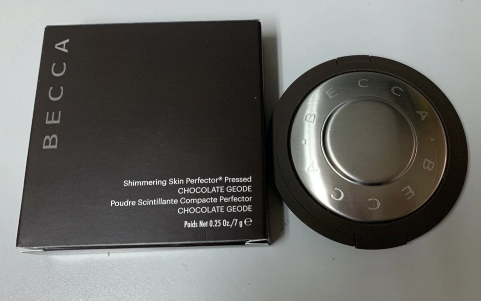 BECCA SHIMMERING SKIN PERDECTOR PRESSED - CHOCOLATE GEODE  0.25 OZ/ 7G "NEW" - Image 2 of 2