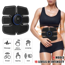 Abdominal ABS Muscle Stimulater Training Toner Fitness Belt Stimulator 8 Modes