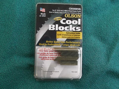 GENUINE OLSON COOL BLOCKS REPLACES RYOBI 1120032 and 1120033 GUIDE BLOCKS