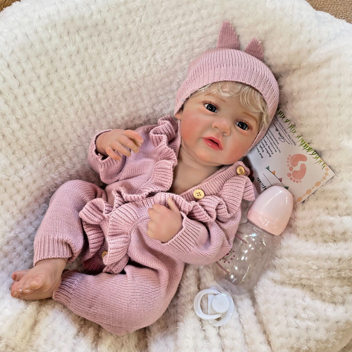 18 Inch Reborn Baby Doll Lifelike Baby Newborn Doll Realistic Gift