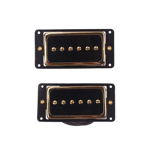 Gitarre Humbucker Pickup Kits mit Rahmenabdeckung für E -Gitarre (golden)