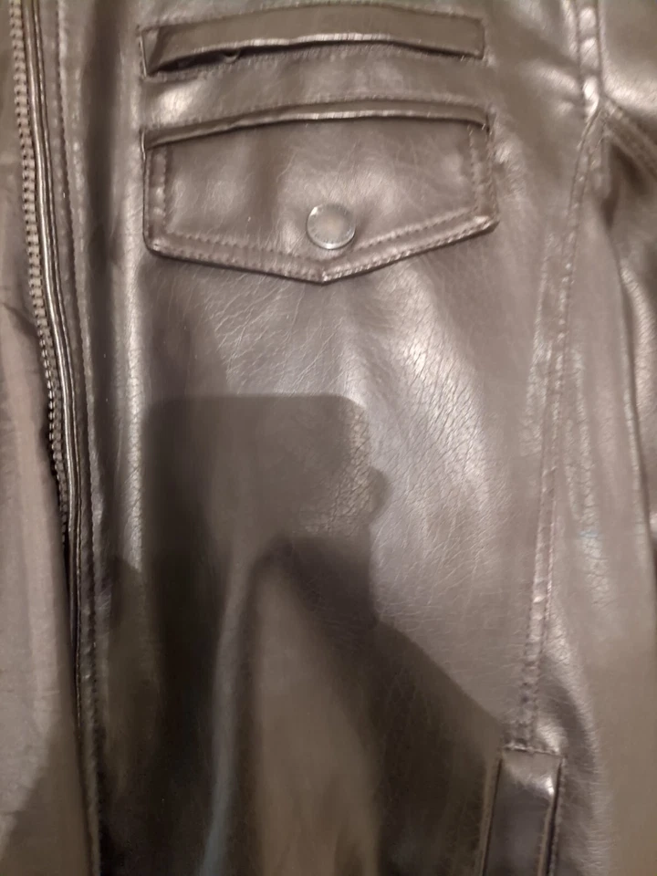 Buffalo Real Leather Jacket Size L Retail 1200$usd - Image 3 of 3