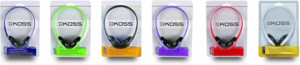 Auriculares portátiles Koss KPH7G con diadema ajustable - verdes, 8,7 x 6,2 Foto 3 de 4