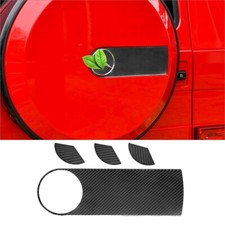 4Pcs Carbon Fiber Spare Tire Cover Trim For Mercedes-Benz G-Class W463