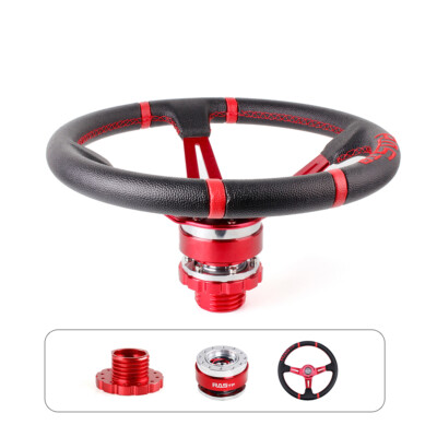 Steering Wheel+Quick Release+Connection Adapter for Thrustmaster TXT300 T500TS