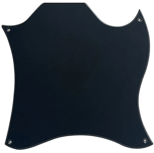 For US Gibson SG Standard Blank Style Guitar Pickguard 1 Ply Black