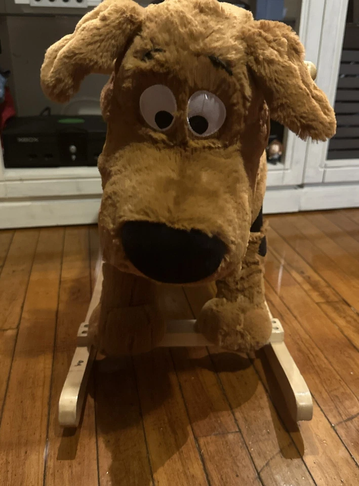 Scooby-Doo Toddler Plush Rocking Horse Hanna Barbera Cartoon Network - Image 2 of 4