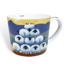 Thomas Joseph Mug Eejits Sheep Mug Bone China 325ml Irish Gift
