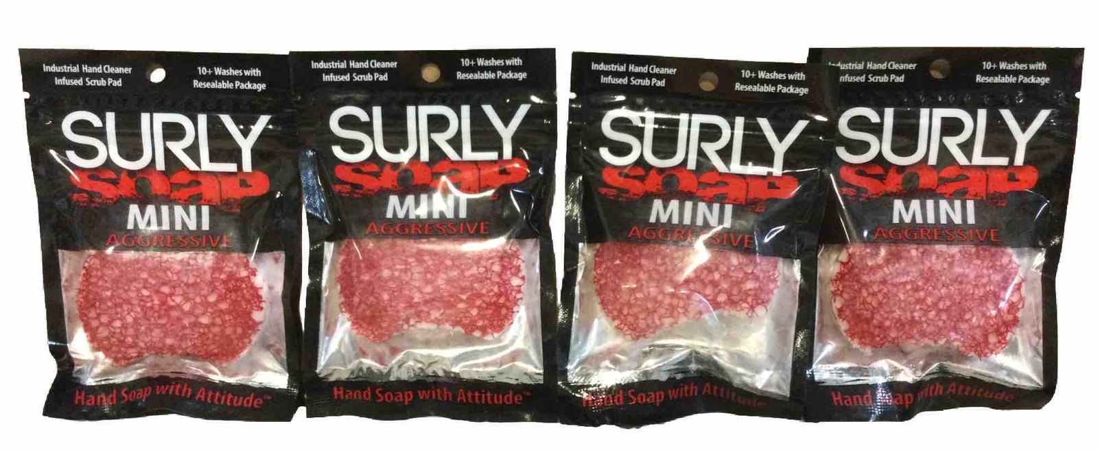 4pk Surly Soap Mini Aggressive Hand Cleaner Scrubber Industrial Hand Cleaner(K1)