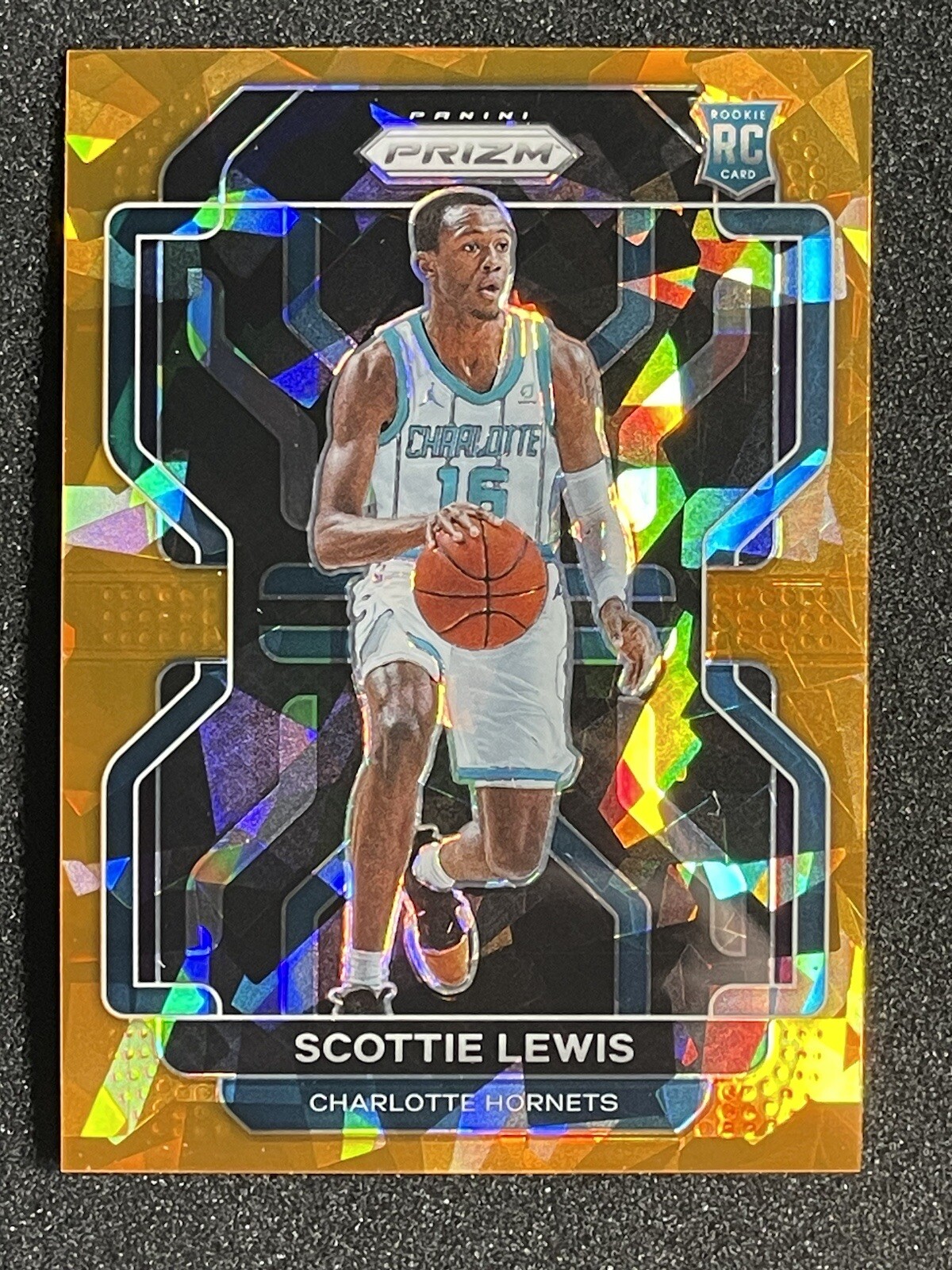 2021-22 NBA PRIZM ORANGE ICE Scottie Lewis RC Rookie 287 Hornets Florida Gatros