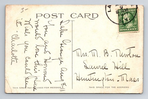 Lake George NY-New York, The Narrows Hundred Islands Vintage c1911 Postcard - Bild 2 von 2