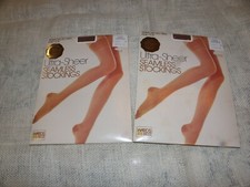 VINTAGE LOT OF STOCKINGS NEW IN PKG. THIGH HIGH STOCKINGS Brent Lon