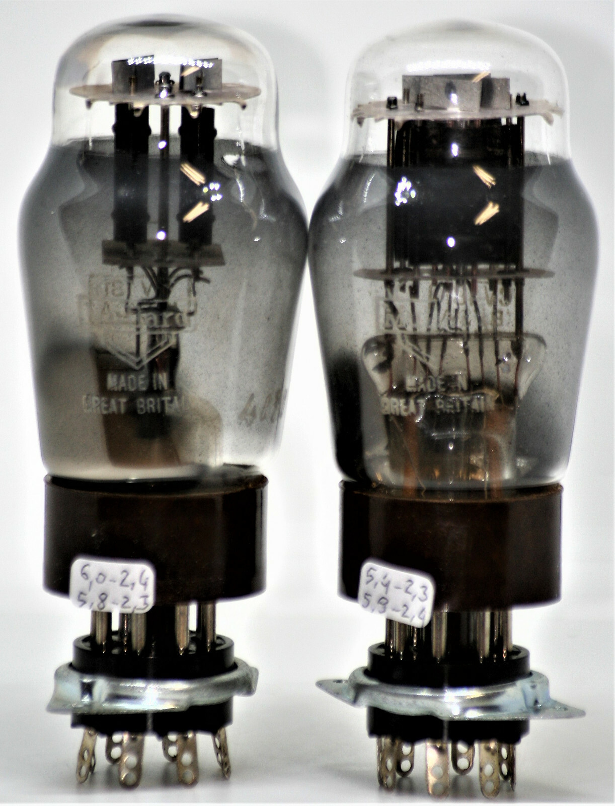 Cv181 cv181 tube mullard preamp tubes ecc32 brown base 6sn7 b65 cv1988 ...