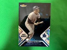 2006 Finest Mantle Moments X-Fractors Blue #MMFM20 Mickey Mantle 004/150 Yankees