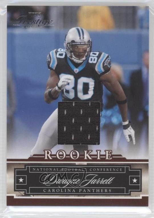 2008 Playoff Prestige Rookie Review Materials Dwayne Jarrett #165 0q3