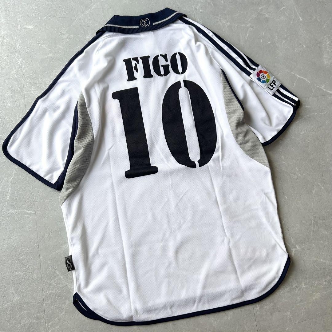 Adidas 90s Lumadrid Figo No. 10 Jersey M - Rare Vintage