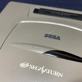 SEGA Saturn Console Gray HST-3210 w/ Controller, Cables & Virtua Fighter2 Tested