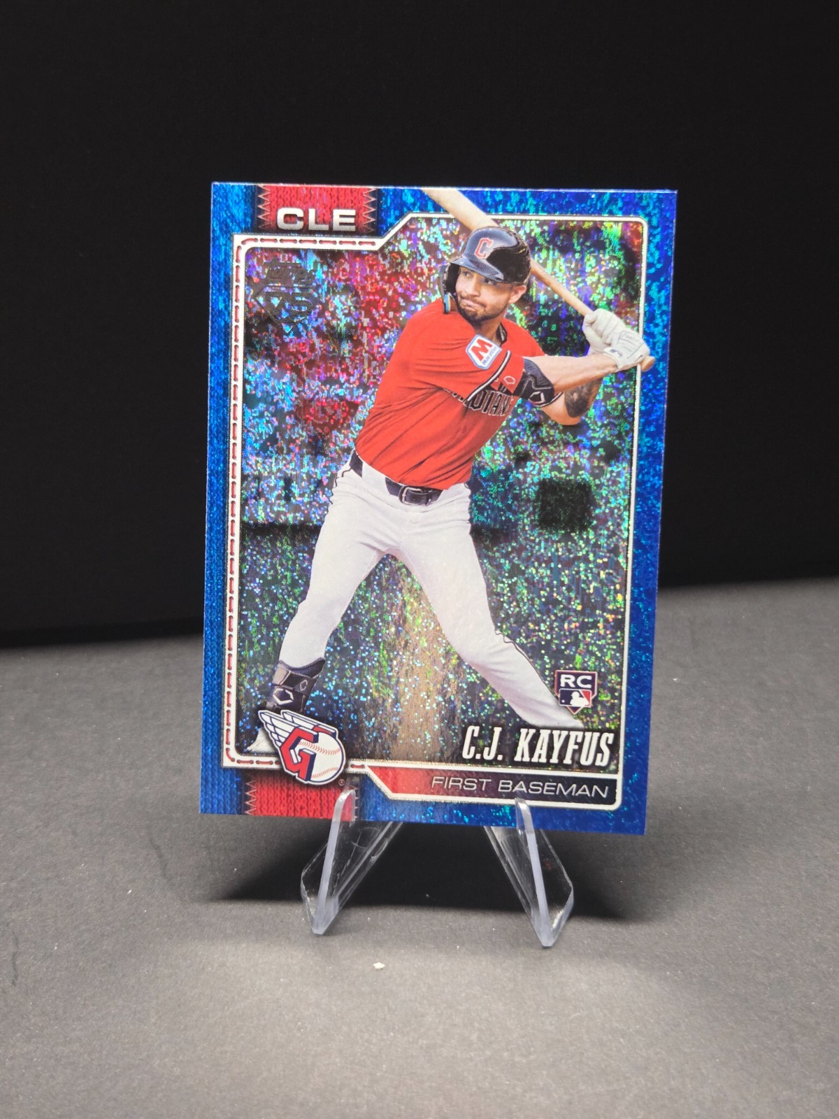 2026 Topps Series 1 - C.J. Kayfus #35 Blue Rainbow Foil /150 (RC)