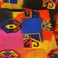 6309 Southwest print geometric pattern fabric 45 x 1 1/2 yd