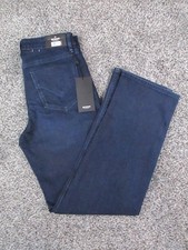 Hudson Midrise Straight Jeans Womens 4 Blue Obscurity Stretch Denim Pants 27x29