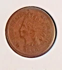 1890  INDIAN HEAD CENT  Penny     Fine+    SET BREAK