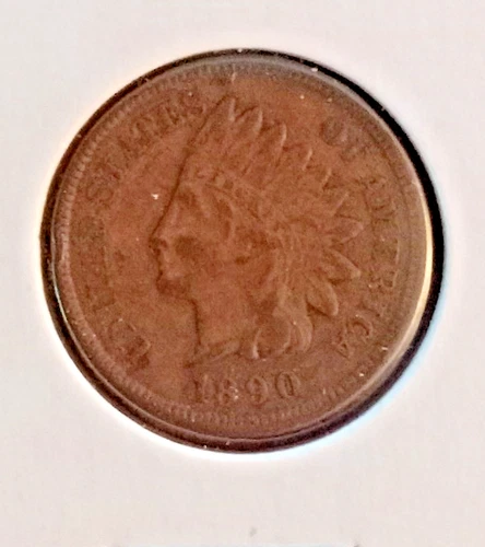 1890  INDIAN HEAD CENT  Penny     Fine+    SET BREAK