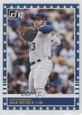 2019 Donruss Retro 1985 Variation Independence Day Max Muncy (Throwing) #211 w7v