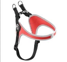 Tre Ponti Easy Fit Adjustable Girth Reflective Dog Harness, Size 4 Red, Italy