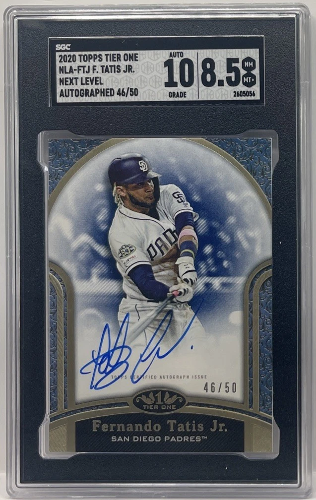 Nolan Alenado】PSA10 2020 Topps Tier One 直筆サインカード 10枚限定 
