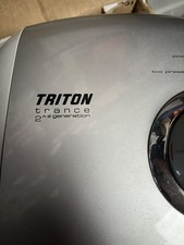 Triton Trance White Electric Shower,  silver unit only working used 